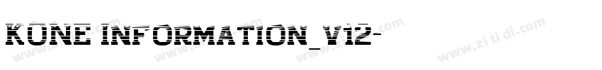 KONE Information_v12字体转换